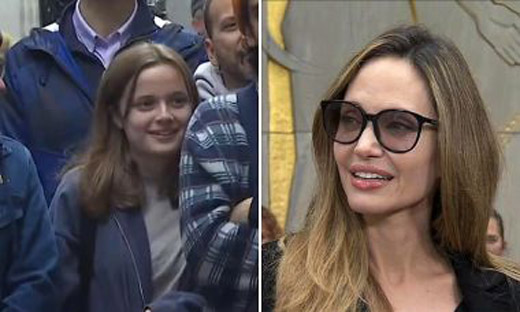 Con gái út của Angelina Jolie ủng hộ mẹ
