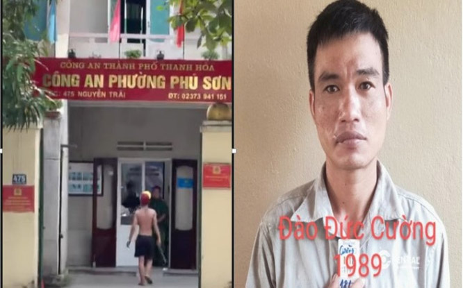 Nguyên nhân nam thanh niên ở Thanh Hóa mang tuýp sắt đến trụ sở công an gây rối